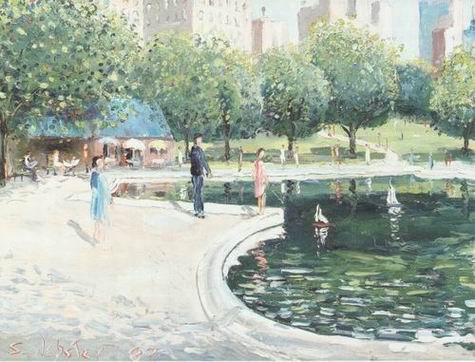 New York oil painting